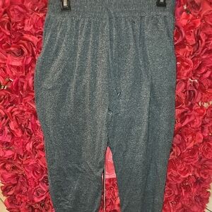 LA+Image Women's Charcoal Elastic Waist Jogging Pants Size Xlarge